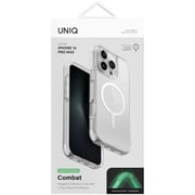 Uniq Combat MagClick Charging Case, Lume White – iPhone 16 Pro Max 6.9