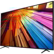 تلفزيون إل جي ذكي من سلسلة UT80 بشاشة UHD ودقة HDR10 4K بجهاز تحكم ذكي عن بعد ماجيك روموت نظام تشغيل webOS24 مقاس 86 بوصة إصدار (2024) + ساوند بار من إل جي S65TR