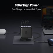 Joda USB-C 3-Port GaN Wall Charger – Black