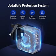 Joda USB-C 3-Port GaN Wall Charger – Black