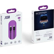 Joda Type-C to Lightning TPE Cable 1m – Black