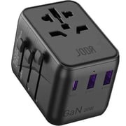 Joda TOUR 70 GaN Travel Charger, 70W USB-C PD Fast Charging, Compact Foldable Design, Universal Compatibility – Black