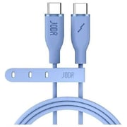 Joda SLIP 60W Type-C to Type-C Cable 1m – Blue – CB017AUUN1