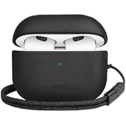 Uniq Terra Leather Case – AirPods 3 – Black