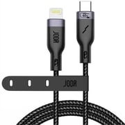 Joda Type-C to Lightning Nylon Braided Cable 2m – Black