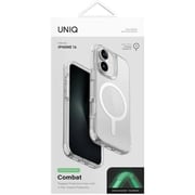 Uniq Combat MagClick Charging Case, Lume White – iPhone 16 6.1