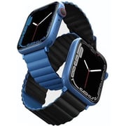 Uniq Revix Magnetic Watch Strap 41mm – Black/Caspian Blue