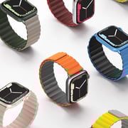 Uniq Revix Magnetic Watch Strap 41mm – Black/Caspian Blue