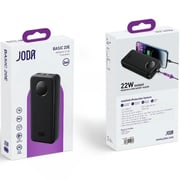 Joda BASIC 20E Power Bank 20000mAh with Dual Input, Black – PB010ABUN1
