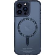 Skinarma Saido Mag-Charge + Magnetic Card Holder Case, Blue – iPhone 15 Pro