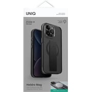 Uniq Heldro Mag Protective Case, Smoke Finish – iPhone 15 Pro Max