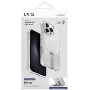 Uniq Eleva Case with Vertical Stand, Transparent – iPhone 16 Pro Max