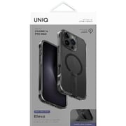 Uniq Eleva Case with Vertical Stand, Black – iPhone 16 Pro Max