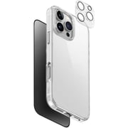 Uniq Clearvue Privacy 3-in-1 Cover Set, Black – iPhone 16 Pro Max