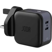 Joda USB-C Dual-Port GaN Wall Charger – Black