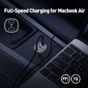 Joda USB-C Dual-Port Car Charger – Black