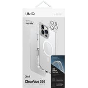 Uniq Clearvue MagClick 3-in-1 Cover Set, Transparent – iPhone 16 Pro Max