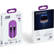Joda Type-C to Lightning Charging Cable 1m – Black