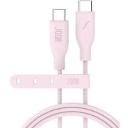 Joda SLIP 60W Type-C to Type-C Cable 1m – Pink – CB017APUN1