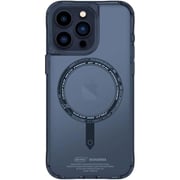 Skinarma Saido Mag-Charge + Magnetic Card Holder Case, Blue – iPhone 15 Pro Max