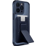 Skinarma Saido Mag-Charge + Magnetic Card Holder Case, Blue – iPhone 15 Pro Max