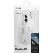 Uniq Clearvue MagClick 3-in-1 Cover Set, Transparent – iPhone 16