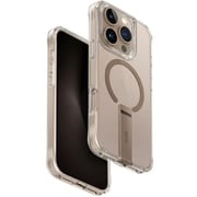 Uniq Eleva Case with Vertical Stand, Taupe Gold – iPhone 16 Pro