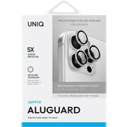 Uniq Optix Aluminum Camera Lens Protector, Sterling Silver – iPhone 16 Pro / 16 Pro Max