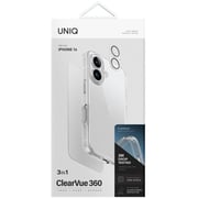 Uniq Clearvue 3-in-1 Cover Set, Transparent – iPhone 16