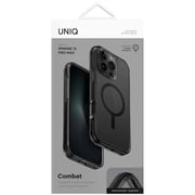 Uniq Combat MagClick Charging Case, Carbon Black – iPhone 16 Pro Max 6.9