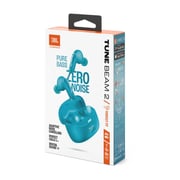 JBL Tune Beam 2 Wireless Earbuds Turquoise