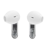 JBL Tune Flex 2 Ghost Edition Wireless Earbuds White