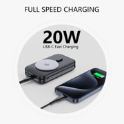 Glassology Wireless Power Bank 10000mAh Black GPMS10B3
