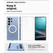 Spigen Ultra Hybrid MagFit Case Clear White Samsung Galaxy S25 Ultra