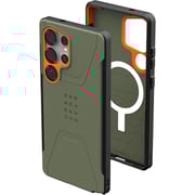 UAG Anti-Slip Case Olive Drab/Orange Samsung Galaxy S25 Ultra