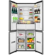 TCL 476L Inverter Dual Cooling Silver Side-by-Side Refrigerator – P620CDX