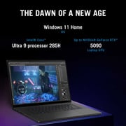 Asus ROG Zephyrus G16 Gaming (2025) Laptop - 2nd Series / Intel Core Ultra 9-285H / 16inch 2.5K / 2TB SSD / 64GB RAM / 24GB NVIDIA GeForce RTX 5090 Graphics / Windows 11 Home / English & Arabic Keyboard / Eclipse Gray/Middle East Version-[GU605CX-QR111W]