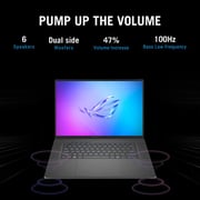 Asus ROG Zephyrus G16 Gaming (2025) Laptop - 2nd Series / Intel Core Ultra 9-285H / 16inch 2.5K / 2TB SSD / 64GB RAM / 24GB NVIDIA GeForce RTX 5090 Graphics / Windows 11 Home / English & Arabic Keyboard / Eclipse Gray/Middle East Version-[GU605CX-QR111W]