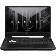 Asus TUF A15 Gaming (2025) Laptop - AMD Ryzen 5-7535HS / 15.6inch FHD / 512GB SSD / 8GB RAM / 4GB NVIDIA GeForce RTX 2050 Graphics / Windows 11 Home / English & Arabic Keyboard / Graphite Black / Middle East Version - [FA506NF-HN003W]