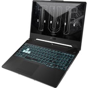 Asus TUF A15 Gaming (2025) Laptop - AMD Ryzen 5-7535HS / 15.6inch FHD / 512GB SSD / 8GB RAM / 4GB NVIDIA GeForce RTX 2050 Graphics / Windows 11 Home / English & Arabic Keyboard / Graphite Black / Middle East Version - [FA506NF-HN003W]