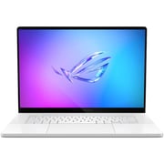 Asus ROG Zephyrus G16 Gaming (2025) Laptop - 2nd Series / Intel Core Ultra 9-285H / 16inch 2.5K / 1TB SSD / 64GB RAM / 12GB NVIDIA GeForce RTX 5070 Grapahics / Win11 Home / English & Arabic Keyboard / Platinum White / Middle East Version-[GU605CR-QR216W]
