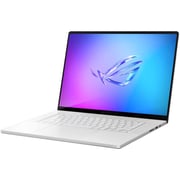 Asus ROG Zephyrus G16 Gaming (2025) Laptop - 2nd Series / Intel Core Ultra 9-285H / 16inch 2.5K / 1TB SSD / 64GB RAM / 12GB NVIDIA GeForce RTX 5070 Grapahics / Win11 Home / English & Arabic Keyboard / Platinum White / Middle East Version-[GU605CR-QR216W]