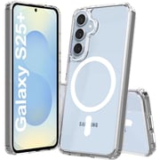 FITIT Clear Case for S25 Plus with MagSafe – Ultra Slim, Shockproof, Crystal Clear Protection, Strong Magnetic Case Compatible with MagSafe (Clear)