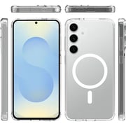 FITIT Clear Case for S25 Plus with MagSafe – Ultra Slim, Shockproof, Crystal Clear Protection, Strong Magnetic Case Compatible with MagSafe (Clear)