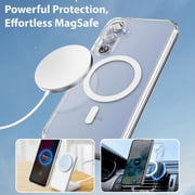 FITIT Clear Case for S25 Plus with MagSafe – Ultra Slim, Shockproof, Crystal Clear Protection, Strong Magnetic Case Compatible with MagSafe (Clear)