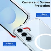 FITIT Clear Case for S25 Plus with MagSafe – Ultra Slim, Shockproof, Crystal Clear Protection, Strong Magnetic Case Compatible with MagSafe (Clear)