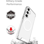 Samsung Galaxy S25 Plus Magnetic Clear Case + Screen Protector Bundle 360Â° Protection, Shatterproof, Anti-Yellowing, Premium Tempered Glass, High Clarity