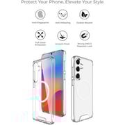 Samsung Galaxy S25 Plus Magnetic Clear Case + Screen Protector Bundle 360Â° Protection, Shatterproof, Anti-Yellowing, Premium Tempered Glass, High Clarity