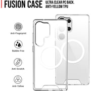 Glassology Case With Screen Protector Clear Samsung Galaxy S25 Ultra
