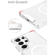 Magnetic Clear Case + Screen Protector Bundle for Samsung Galaxy S25 Ultra 360° Protection, Shatterproof, Anti-Yellowing, Premium Tempered Glass, High Clarity